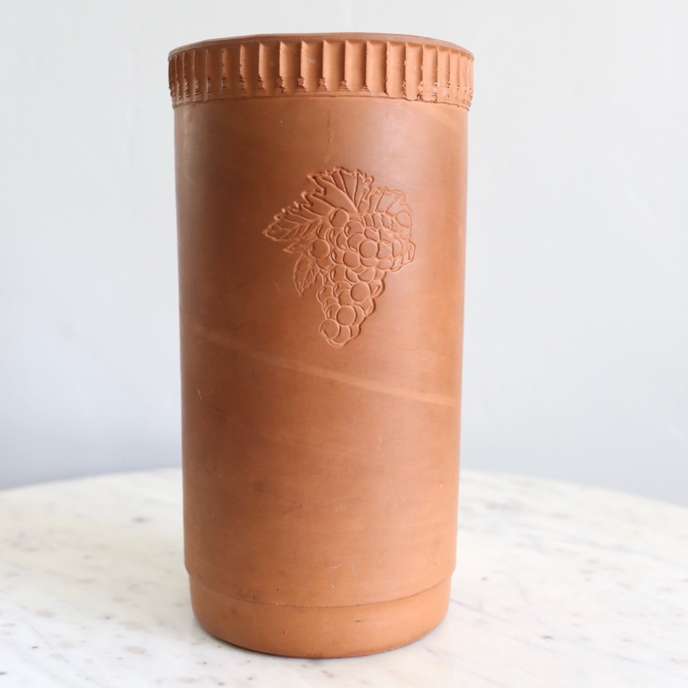 **SOLD**Tall terra cotta pot